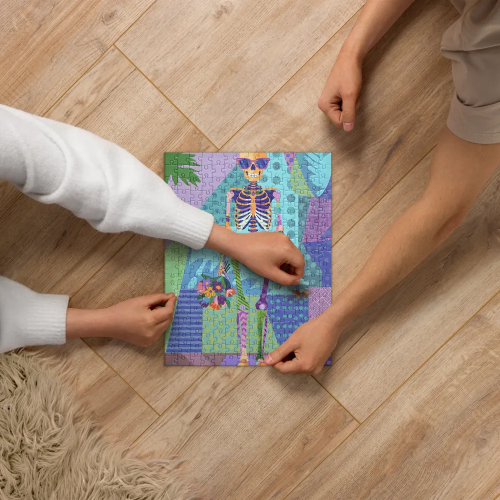 Tropical Skeleton 
 Jigsaw Puzzle