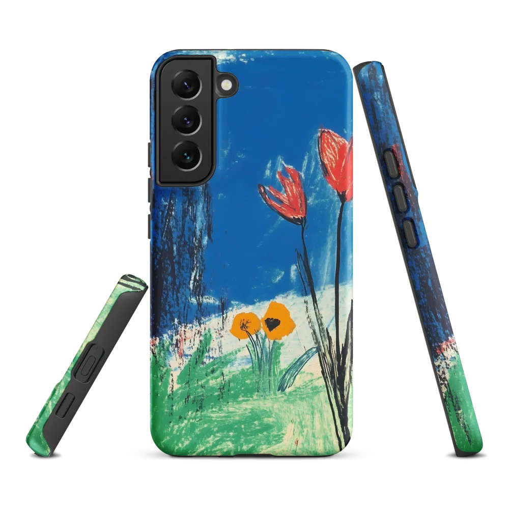 Joyful Blossoms in Blue