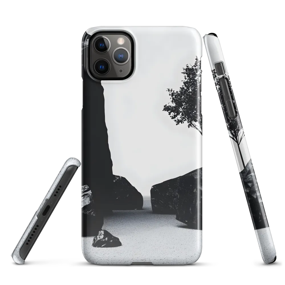 Serenity in Monochrome | Phone Case |  11 Pro Max | Snap Case | Glossy