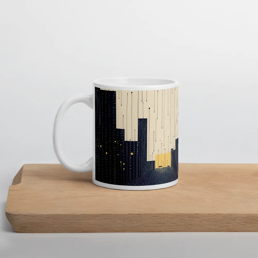 Whispers of the Urban Sky | Mug with White inside | 11 oz