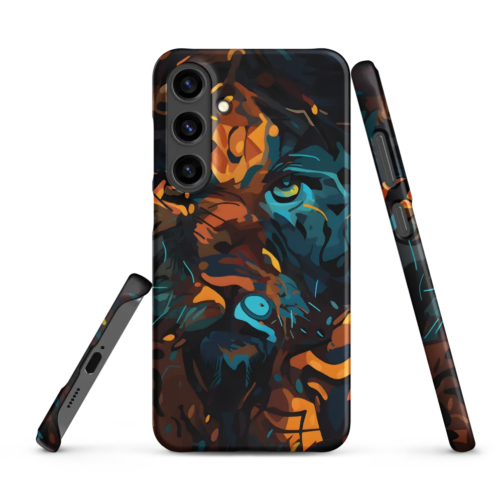 Tropical Enigma: A Wildlife Quartet | Phone Case |  S24 Plus | Snap Case | Matte