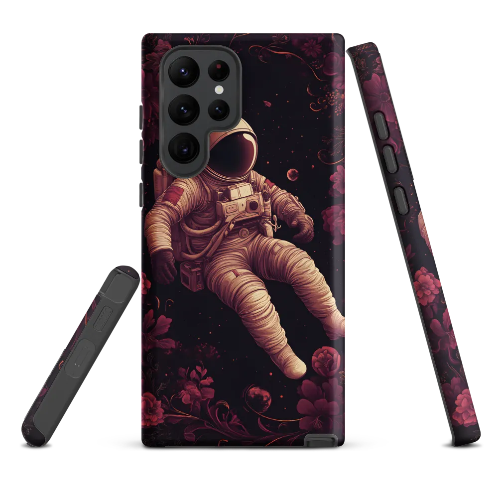 Cosmic Bloom: An Astronaut's Journey