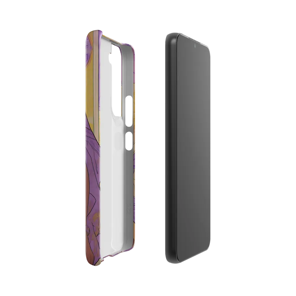 Elegance in Floral Harmony | Phone Case |  S22 | Snap Case | Matte