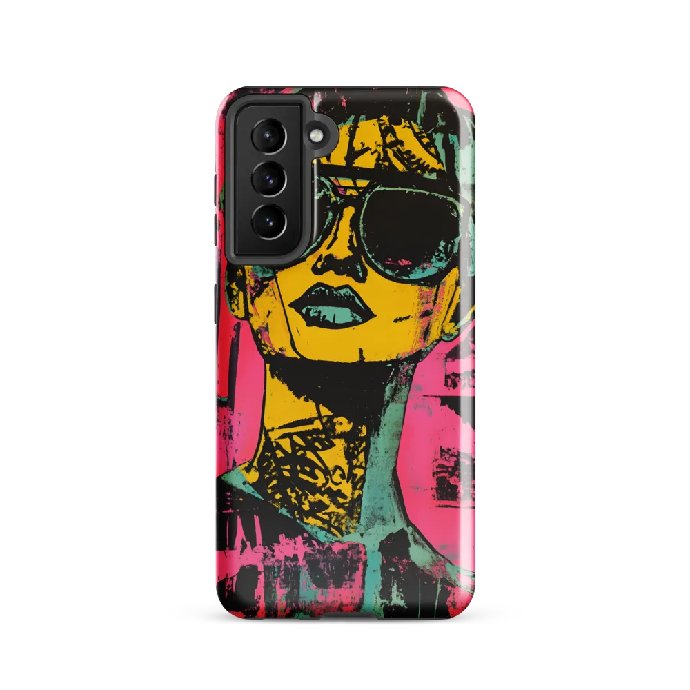 Confident Portrait in Neon Colors