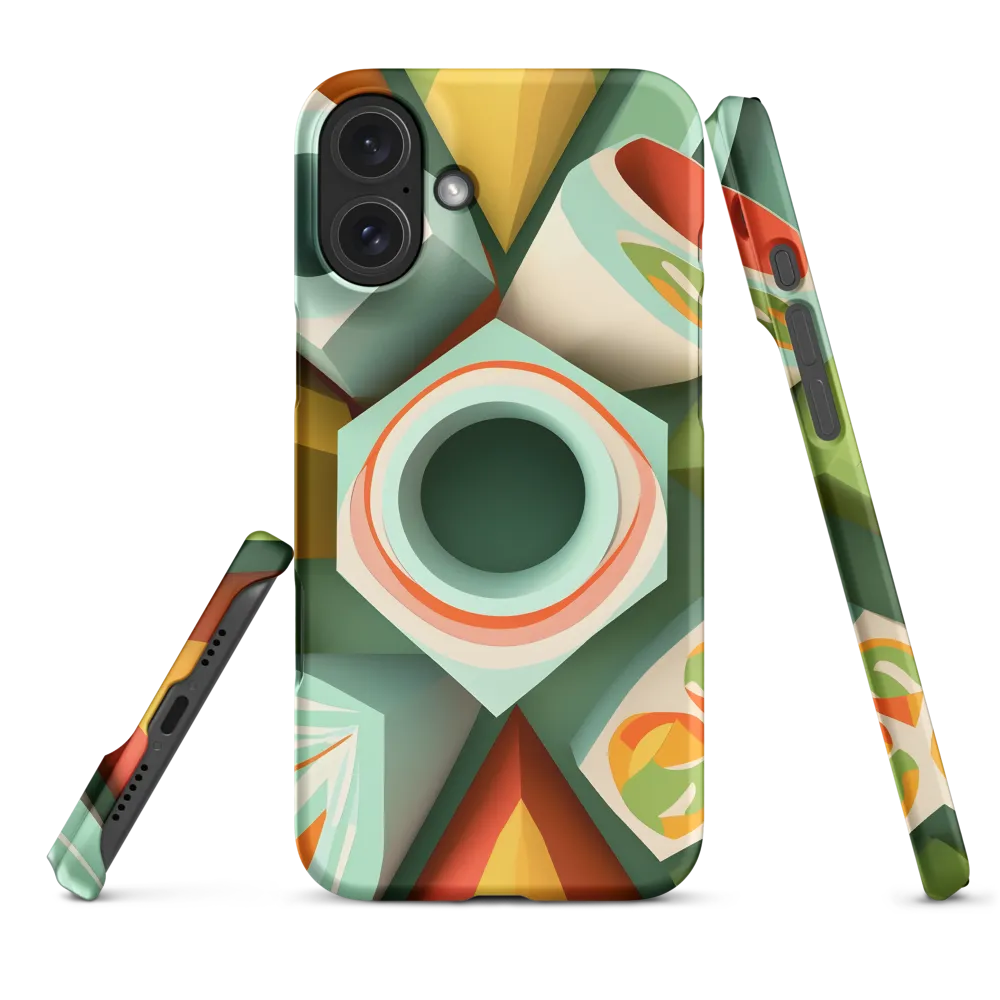 Symphony of Shapes | Phone Case |  16 Plus | Snap Case | Matte