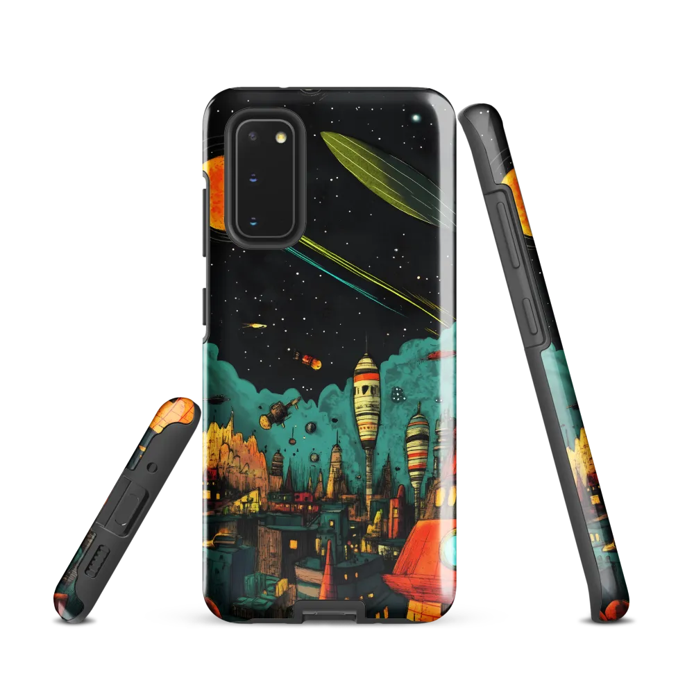Galactic Cityscape: A Journey Through Imagination