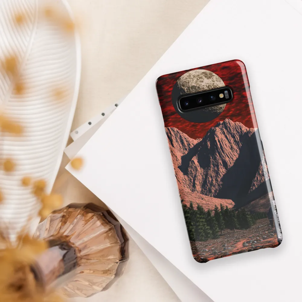 Beyond the Mountains: An Astronaut's Journey | Phone Case |  S10 Plus | Snap Case | Glossy