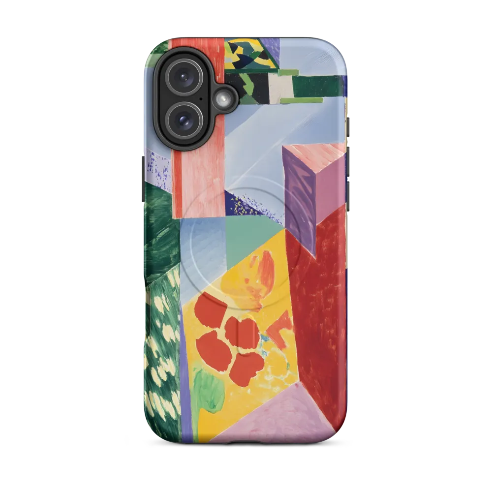 Interplay of Geometry and Color | Phone Case |  16 Plus | MagSafe® Tough Case | Matte
