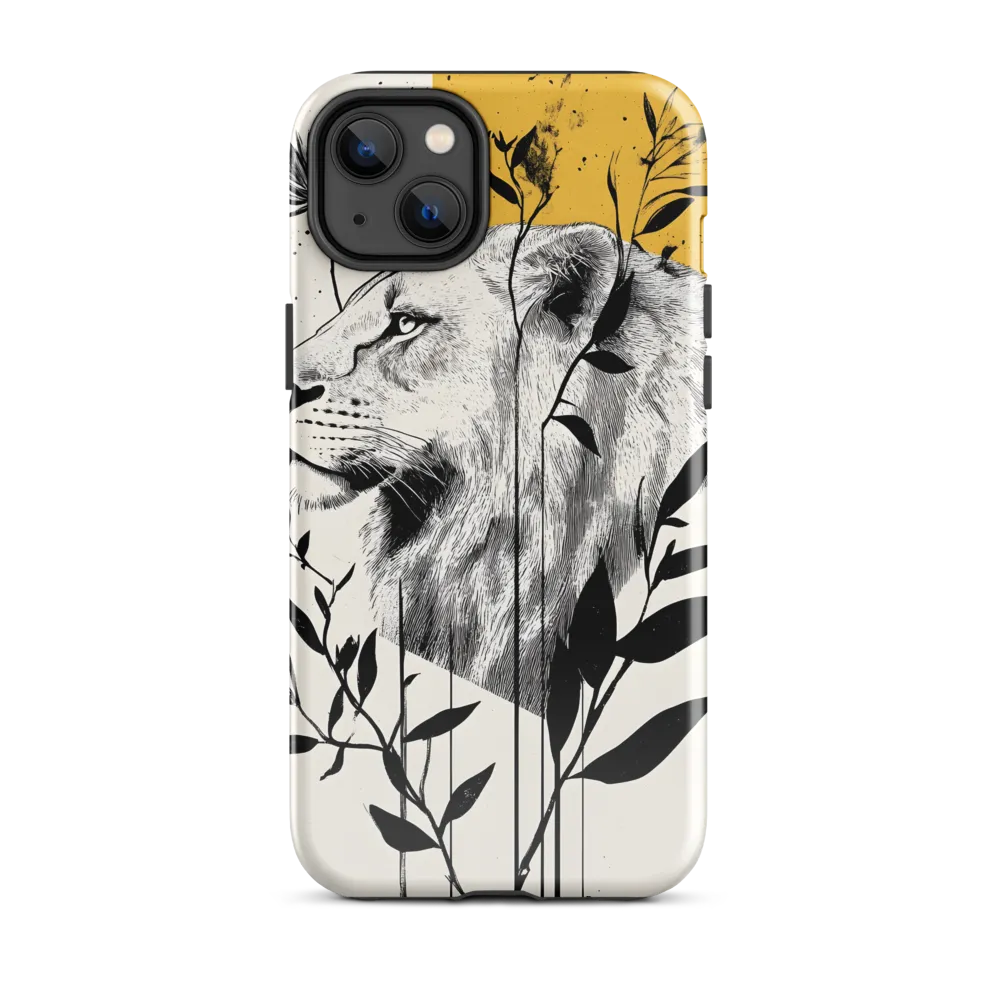 Regal Serenity: The Lion and Flora