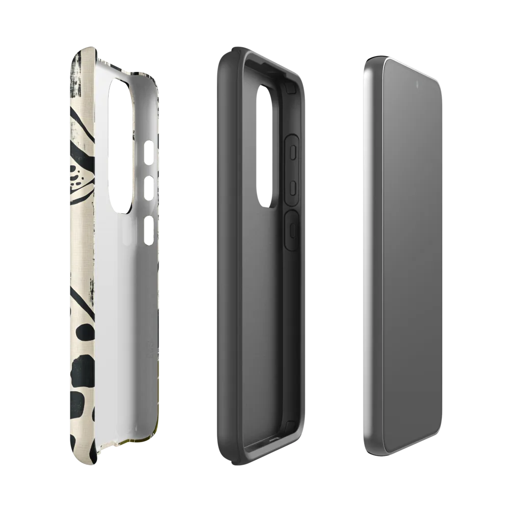 Leopard in Silhouette: A Modern Appeal | Phone Case |  S23 | Tough Case | Matte