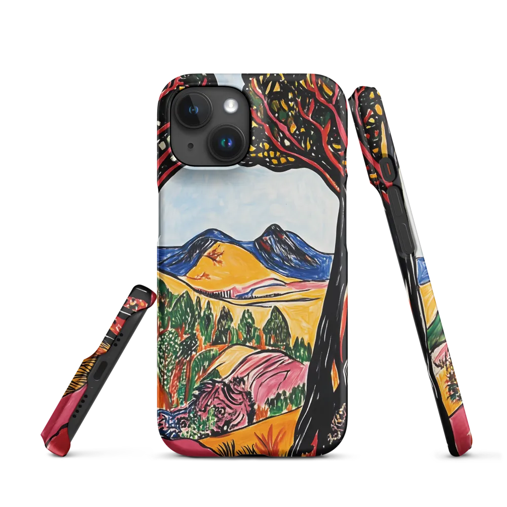 Vibrant Nature's Embrace | Phone Case |  15 | Snap Case | Matte