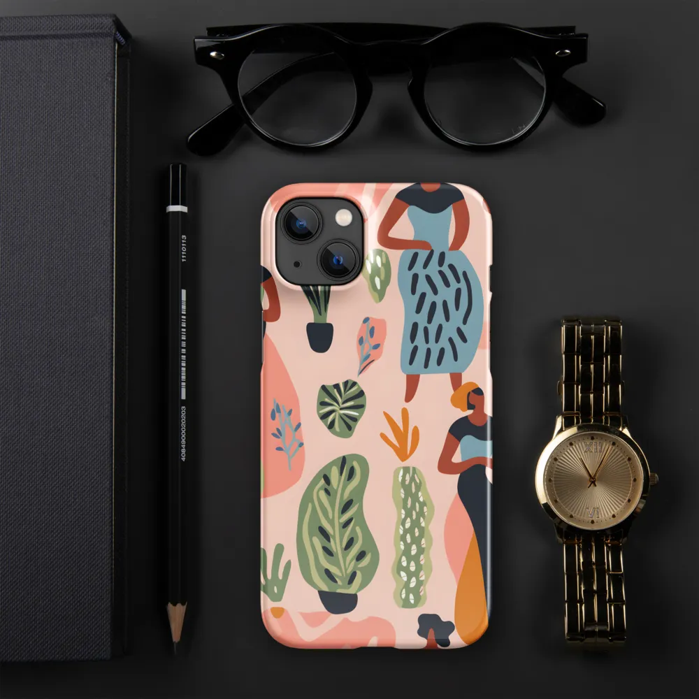 Harmony of Nature and Femininity | Phone Case |  14 Plus | Snap Case | Glossy