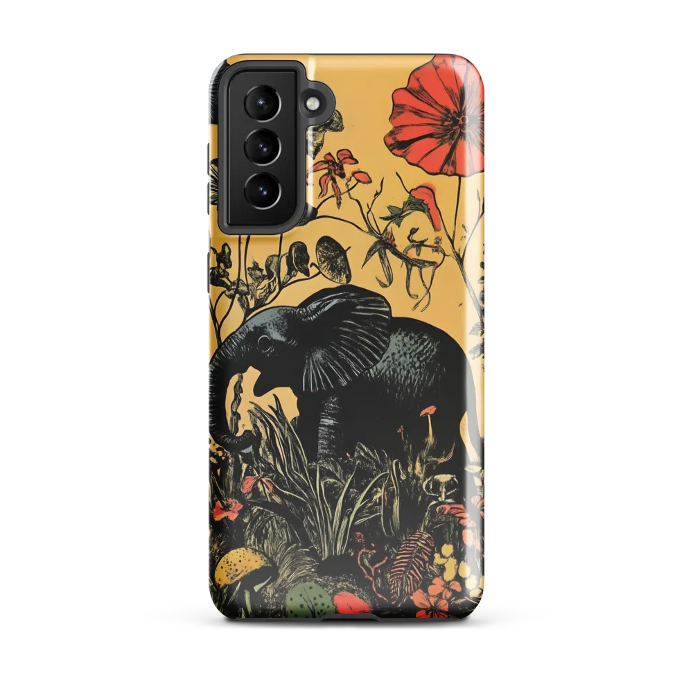 Floral Majesty: The Elephant's Sanctuary