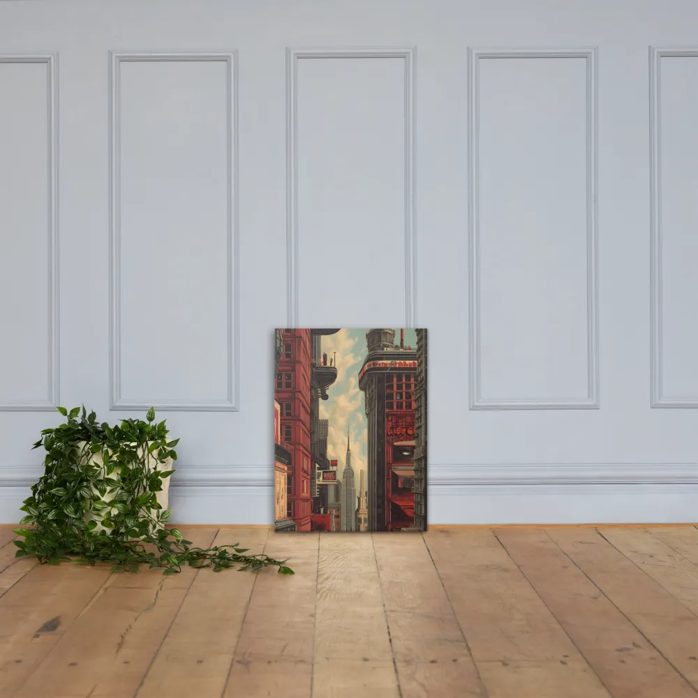 A Glimpse of Tomorrow: Urban Ambition | Canvas | 18″×24″