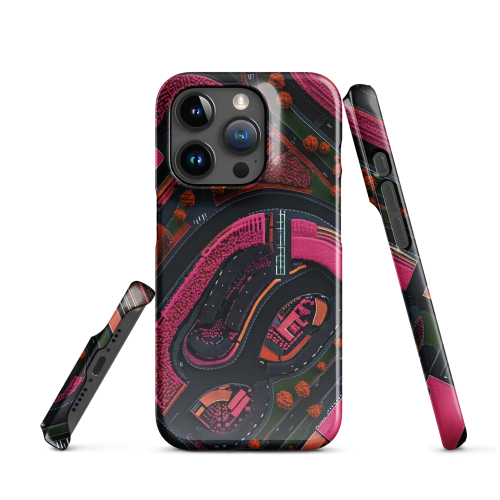 Urban Floral Symphony | Phone Case |  15 Pro | Snap Case | Glossy