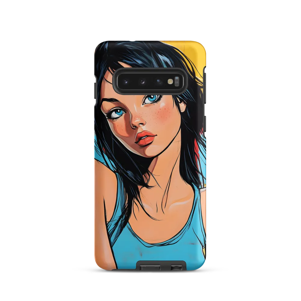 Vibrant Portrait of Modern Youth | Phone Case |  S10 | Tough Case | Matte
