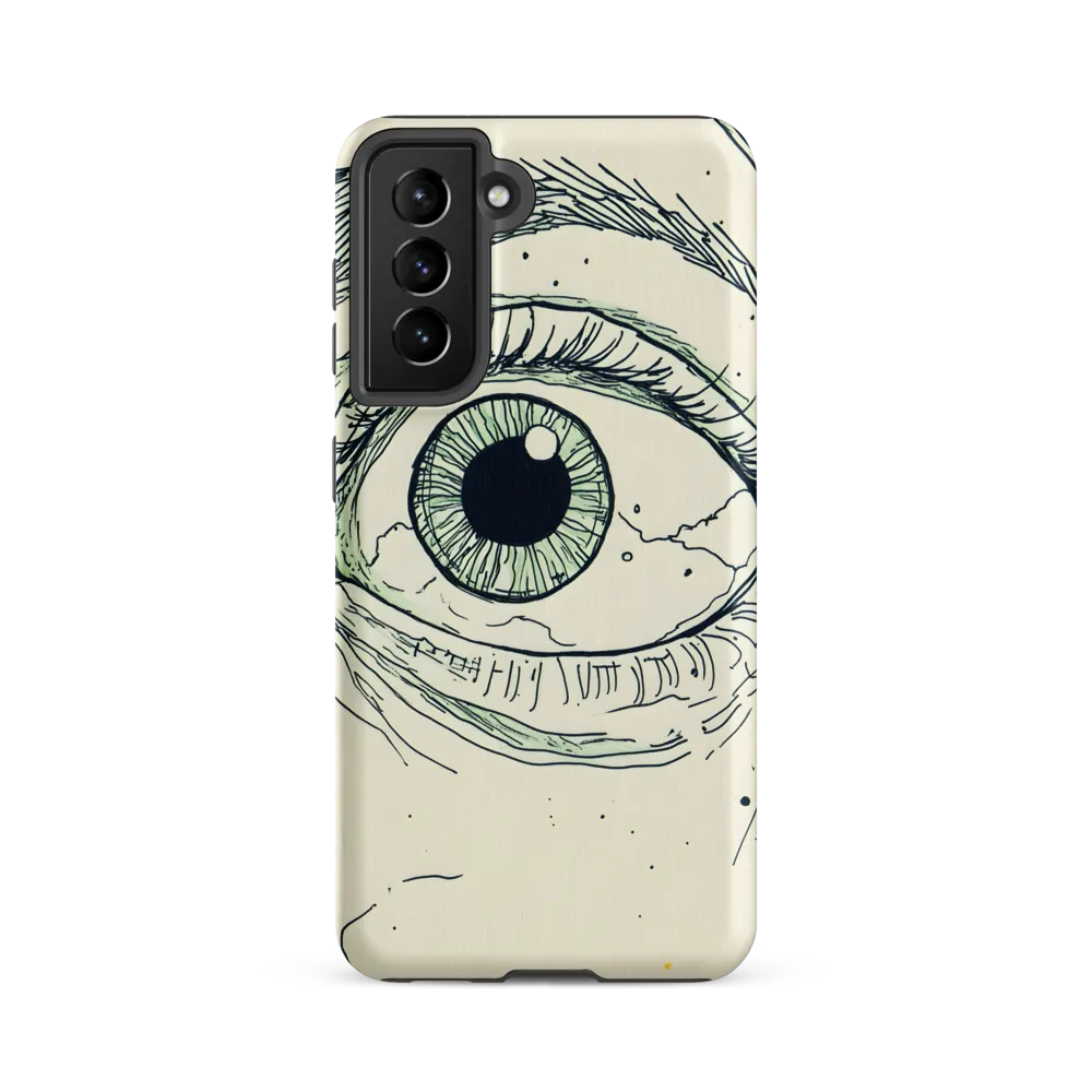 Observant Gaze | Phone Case |  S21 FE | Tough Case | Matte