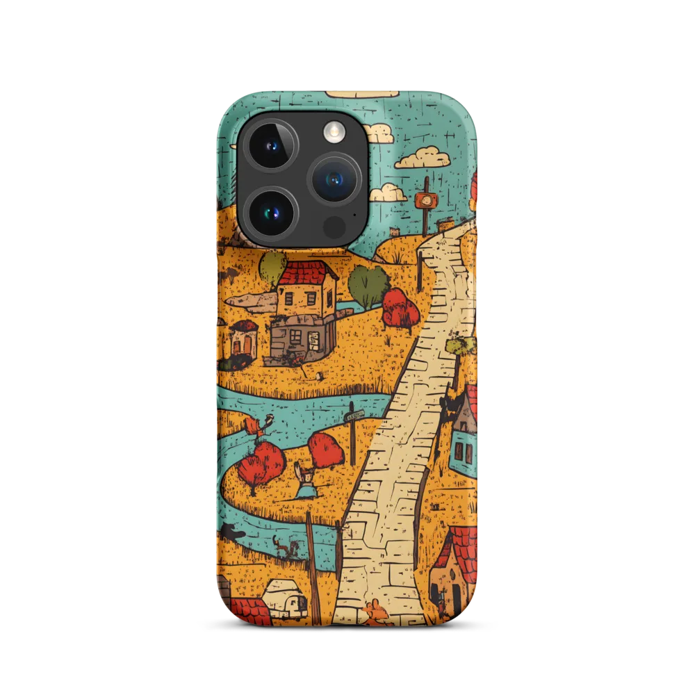 Whimsical Village Landscape