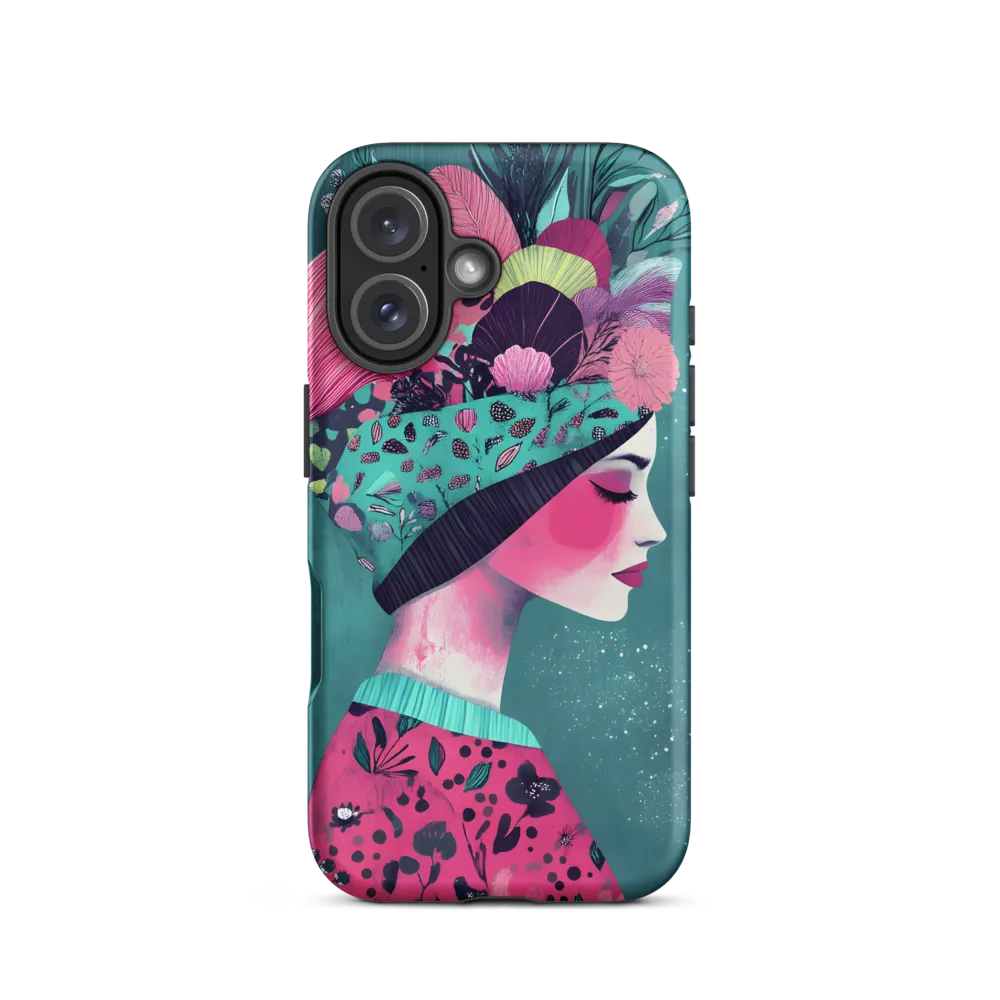 Whimsical Floral Portrait | Phone Case