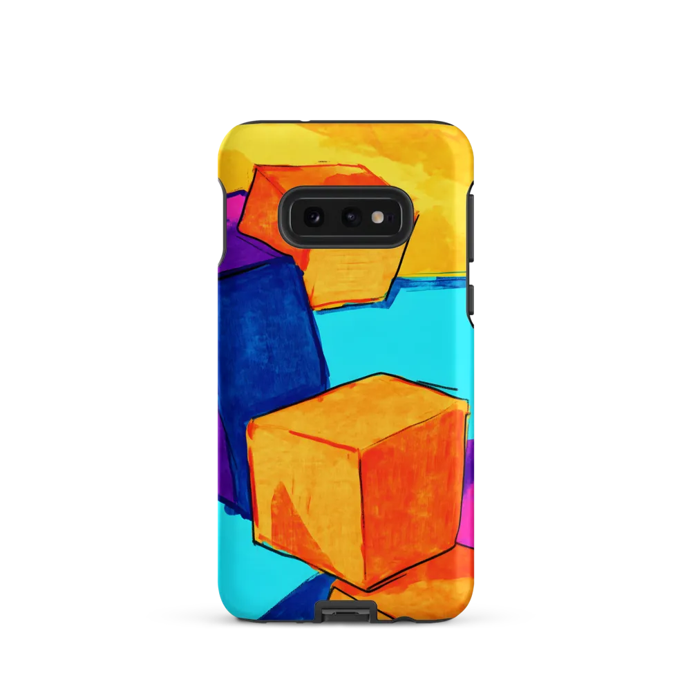 Playful Cubes in Vibrant Harmony