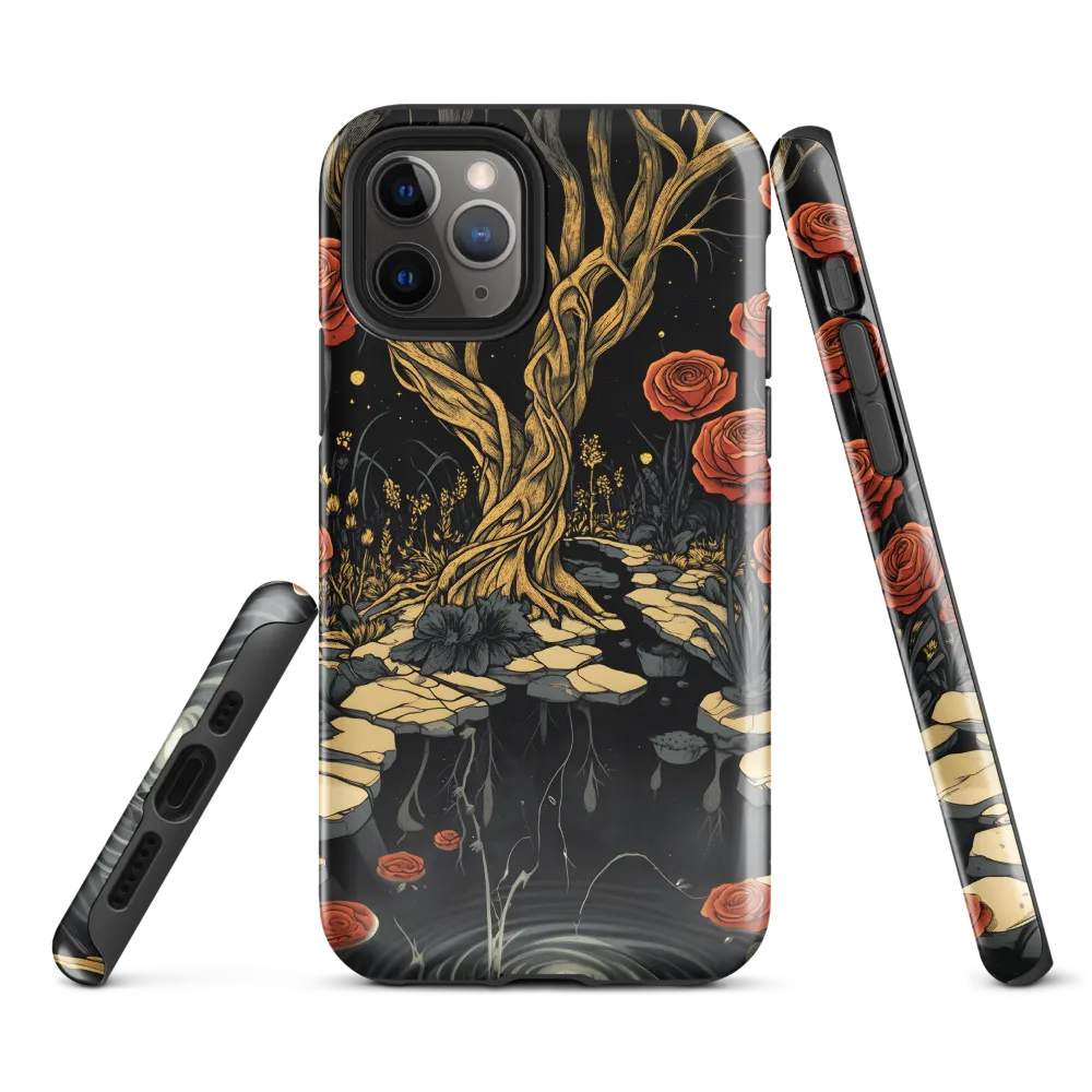 Golden Boughs and Scarlet Roses