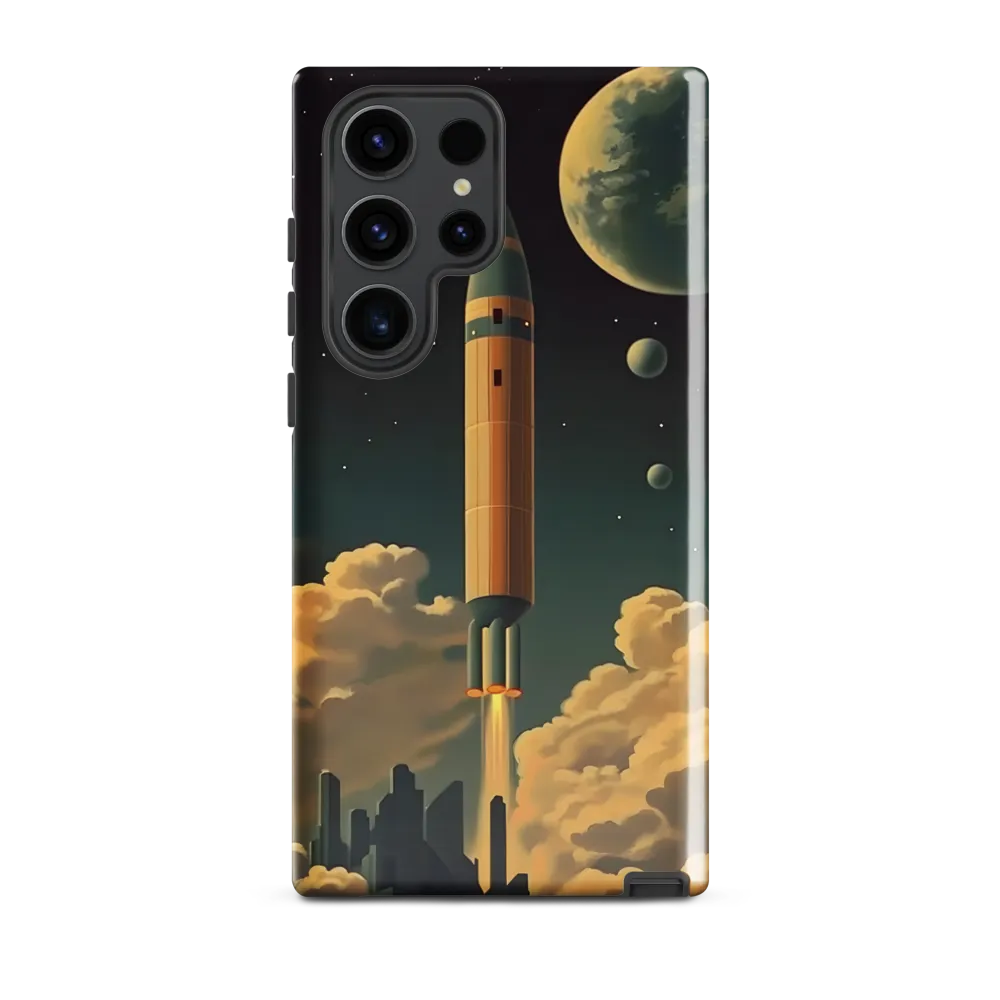 Journey Through the Cosmic Frontier | Phone Case |  S23 Ultra | Tough Case | Glossy