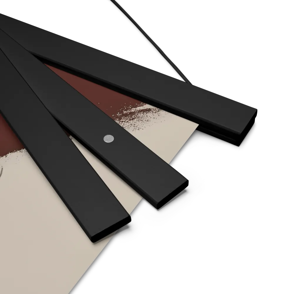 Echoes of Emotion | Poster With Black Wood Hanger | 14″×14″