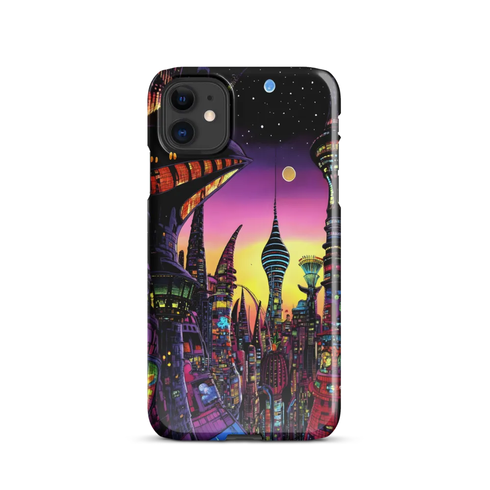 Futuristic Cityscape at Dusk