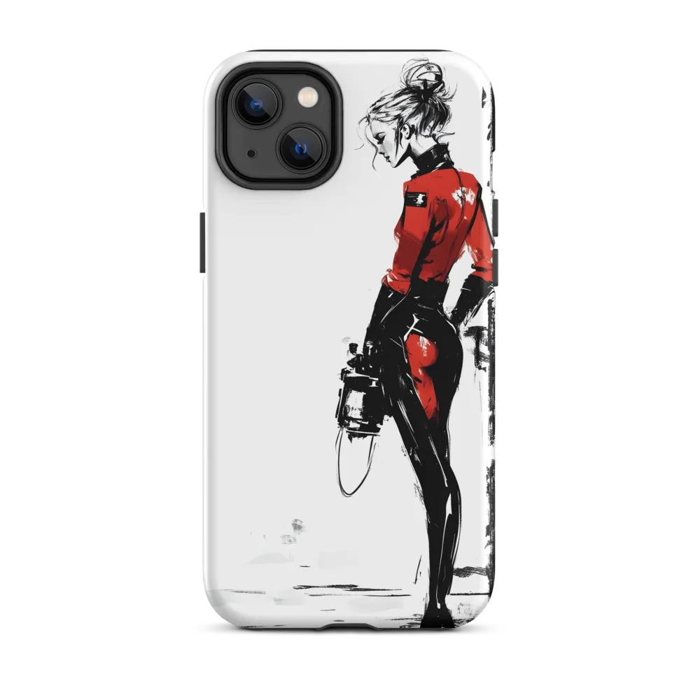 The Edgy Elegance | Phone Case |  14 Plus | Tough Case | Matte
