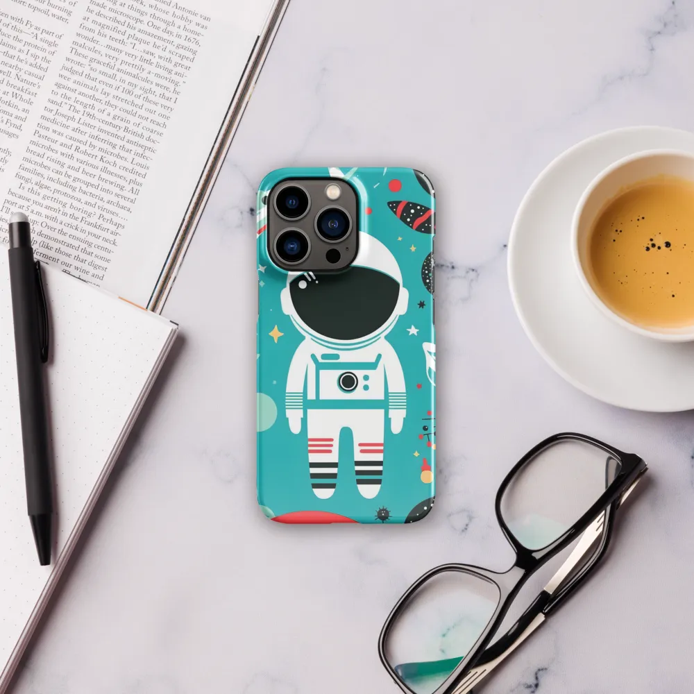 Whimsical Astronaut in Cosmic Wonderland