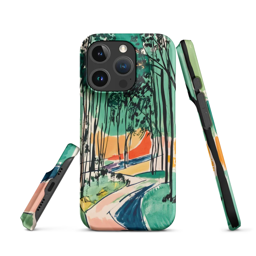 Winding Path Through the Forest | Phone Case |  16 Pro | Snap Case | Matte