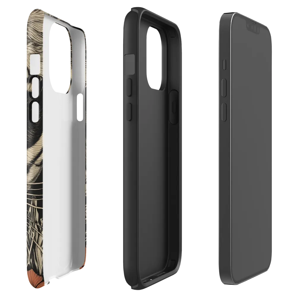 Feline Majesty: The Human-Leopard Connection | Phone Case |  13 Pro Max | Tough Case | Matte