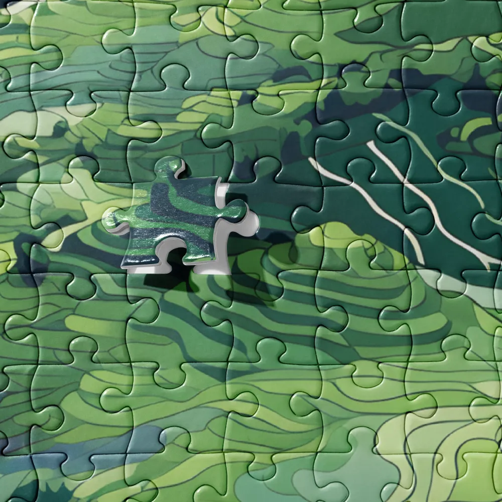 Harmony of the Lush Landscape | Jigsaw Puzzle | 252 pieces