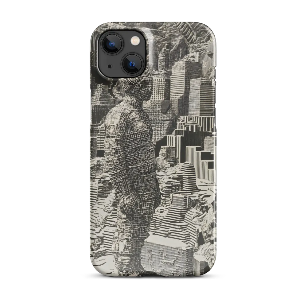 Contemplation in an Abstract Landscape | Phone Case |  14 Plus | Snap Case | Glossy