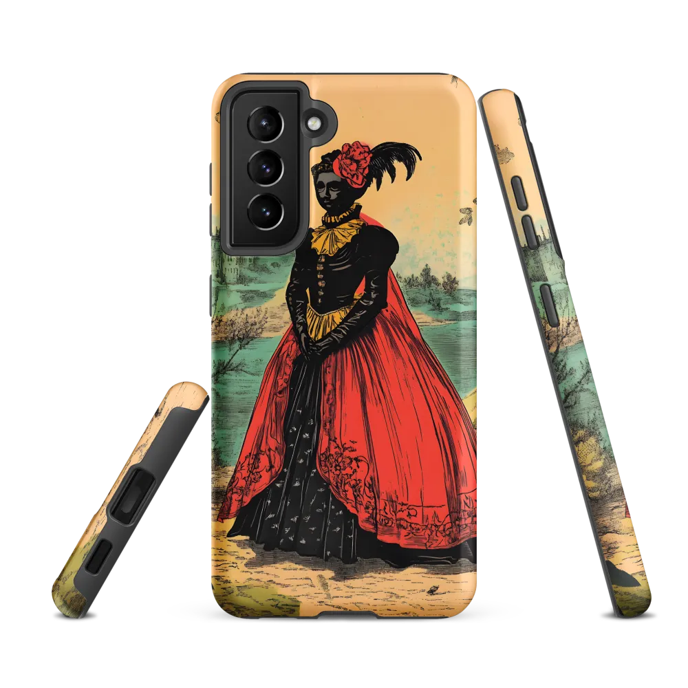 Elegance in Red and Gold