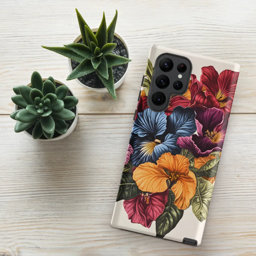 Floral Symphony in Color | Phone Case |  S22 Ultra | Tough Case | Matte