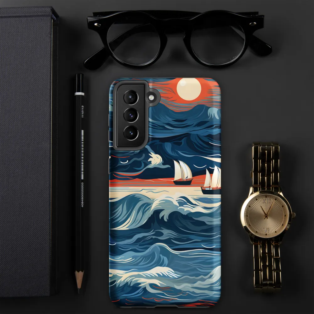 Ocean Whispers: A Voyage at Dusk