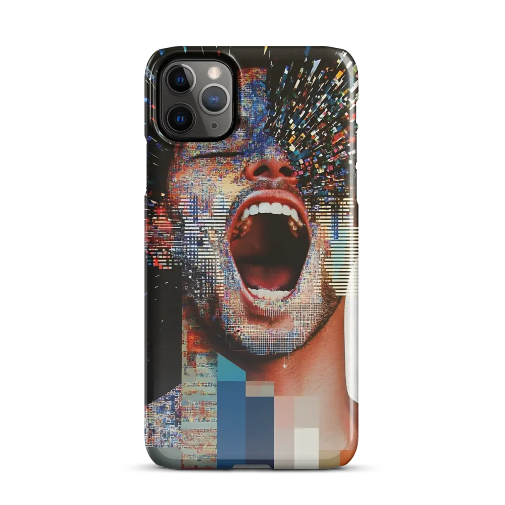 Eruptive Expression | Phone Case |  11 Pro Max | Snap Case | Glossy