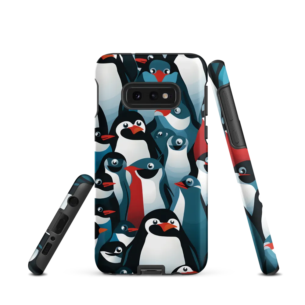 Penguin Parade | Phone Case |  S10e | Tough Case | Matte
