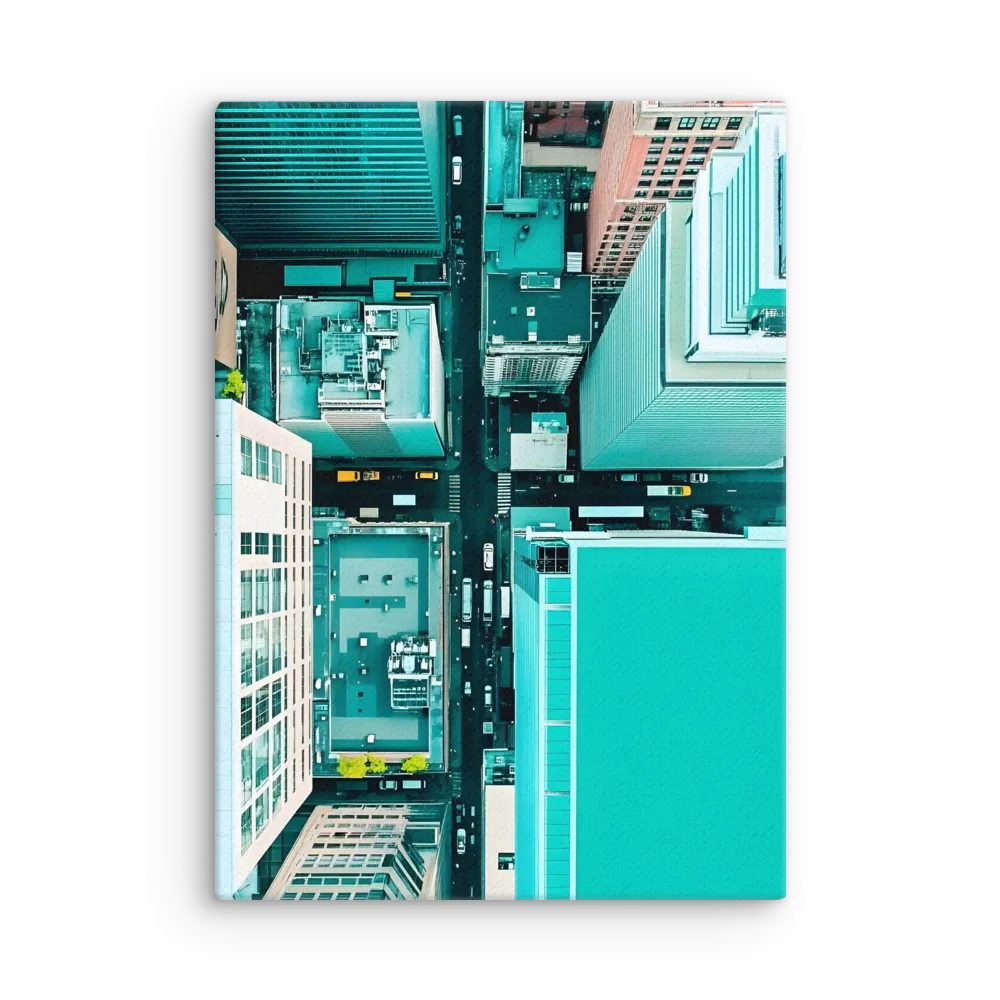 Urban Geometry: Aerial Perspective | Thin Canvas | 20″×28″