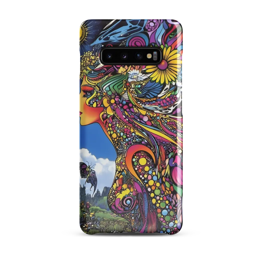 Harmony in Color: A Psychedelic Reverie | Phone Case |  S10 Plus | Snap Case | Glossy