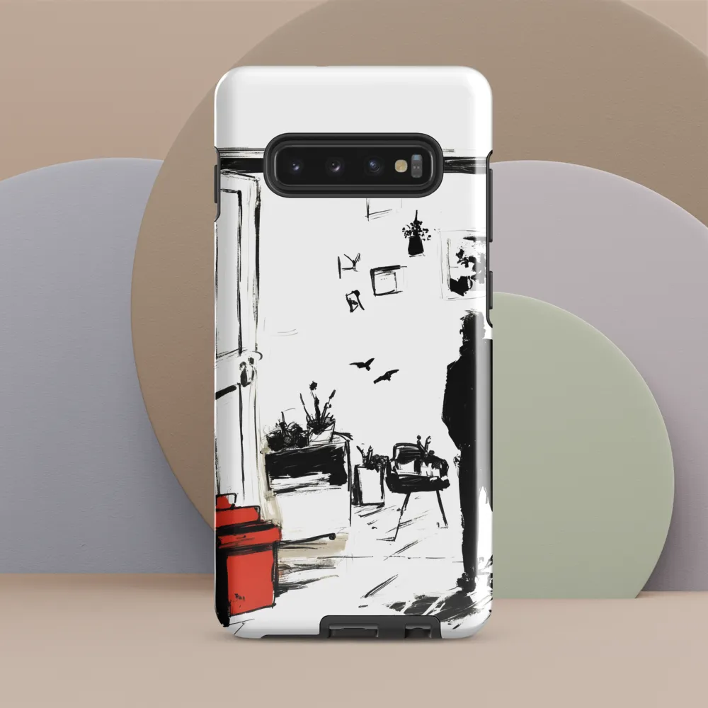 Through the Doorway of Solitude | Phone Case |  S10 Plus | Tough Case | Glossy