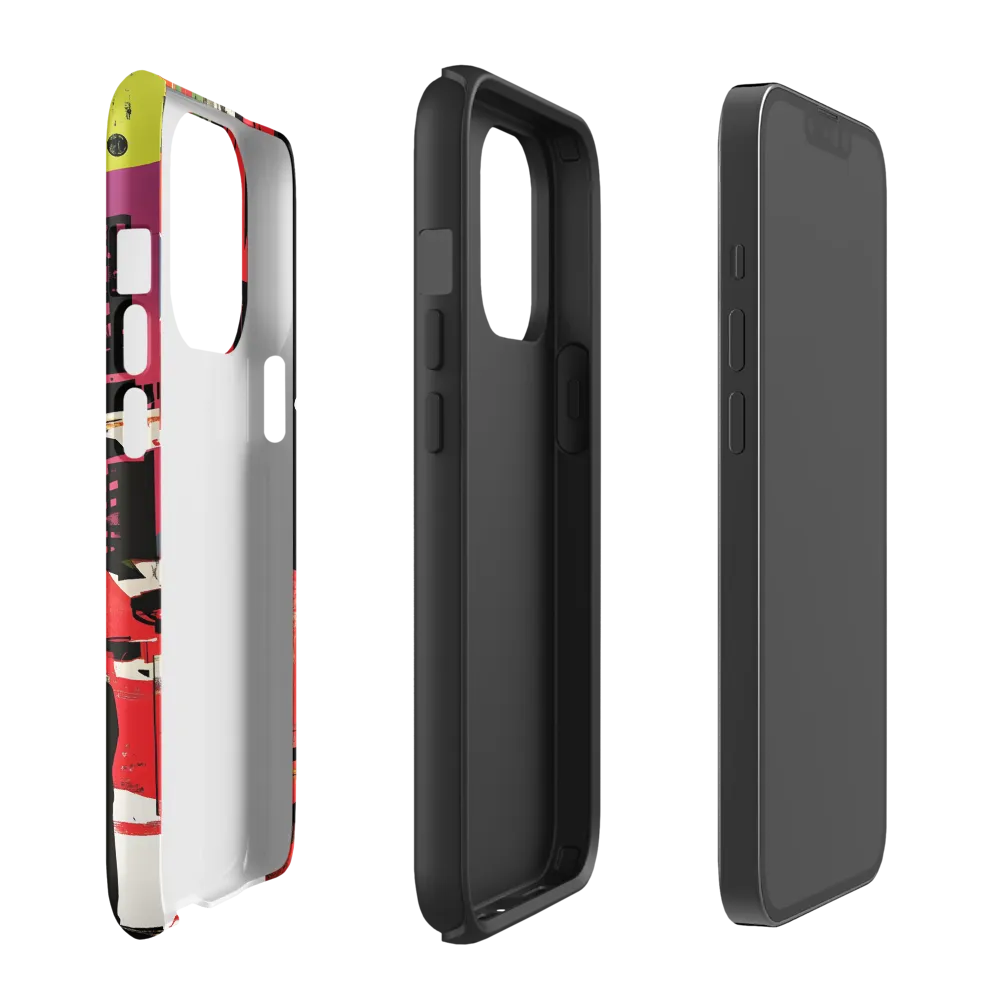 Urban Echoes: A Futuristic Reverie | Phone Case |  13 Pro | Tough Case | Matte