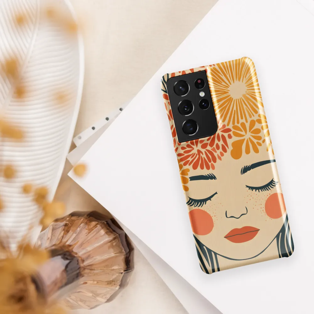 Serenity in Bloom | Phone Case |  S21 Ultra | Snap Case | Glossy