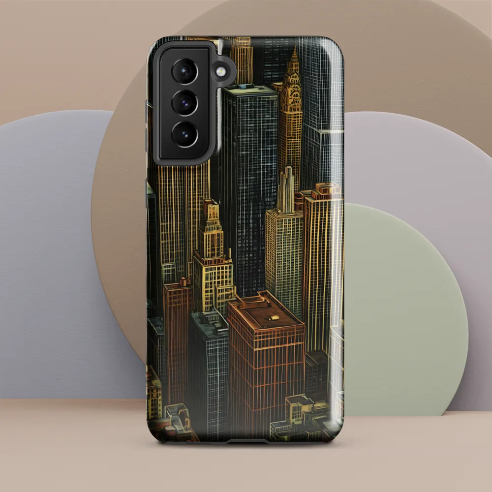 Urban Elegance: A Golden Cityscape