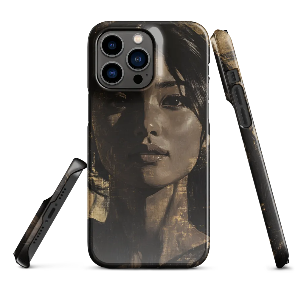 Golden Gaze: A Contemporary Portrait