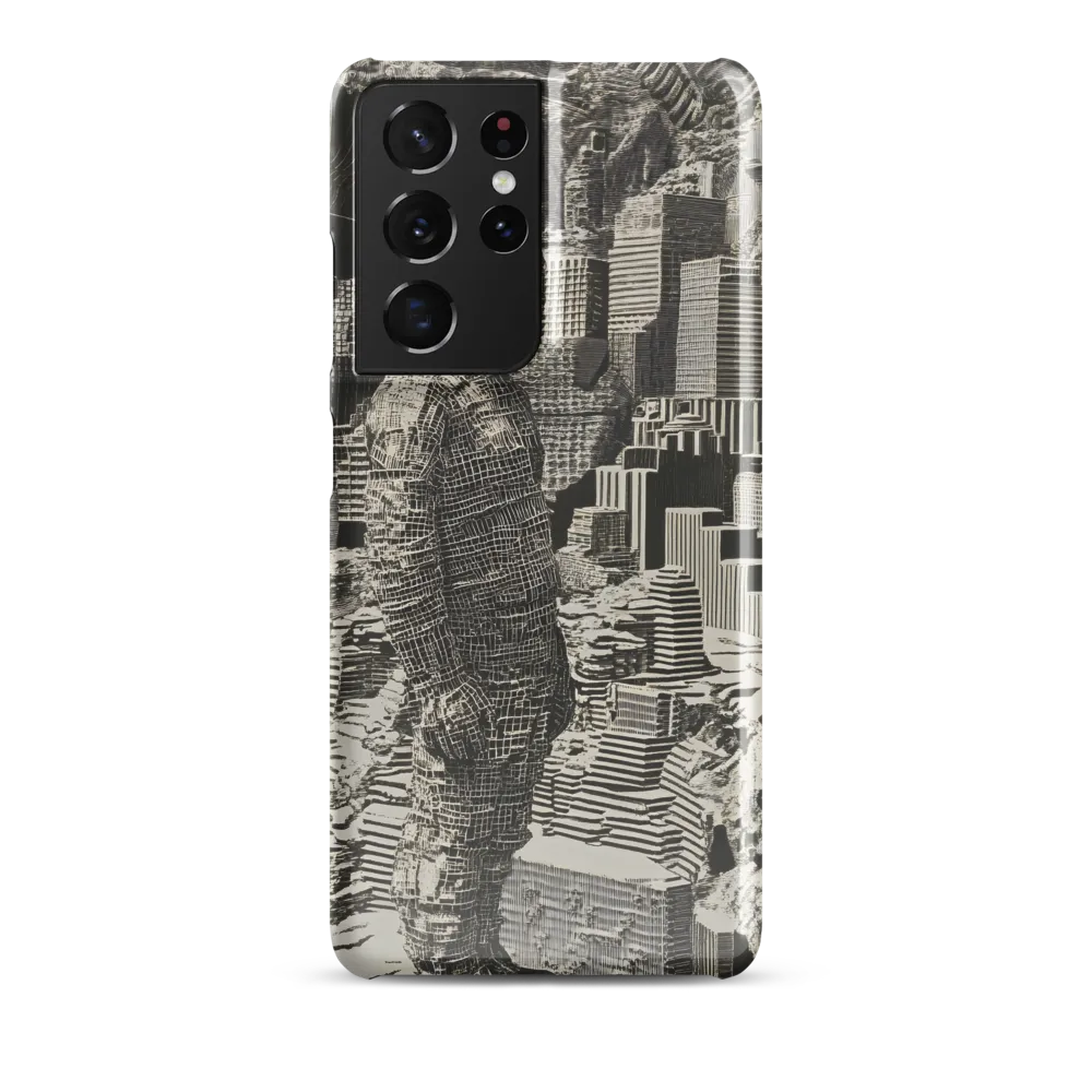 Contemplation in an Abstract Landscape | Phone Case |  S21 Ultra | Snap Case | Glossy