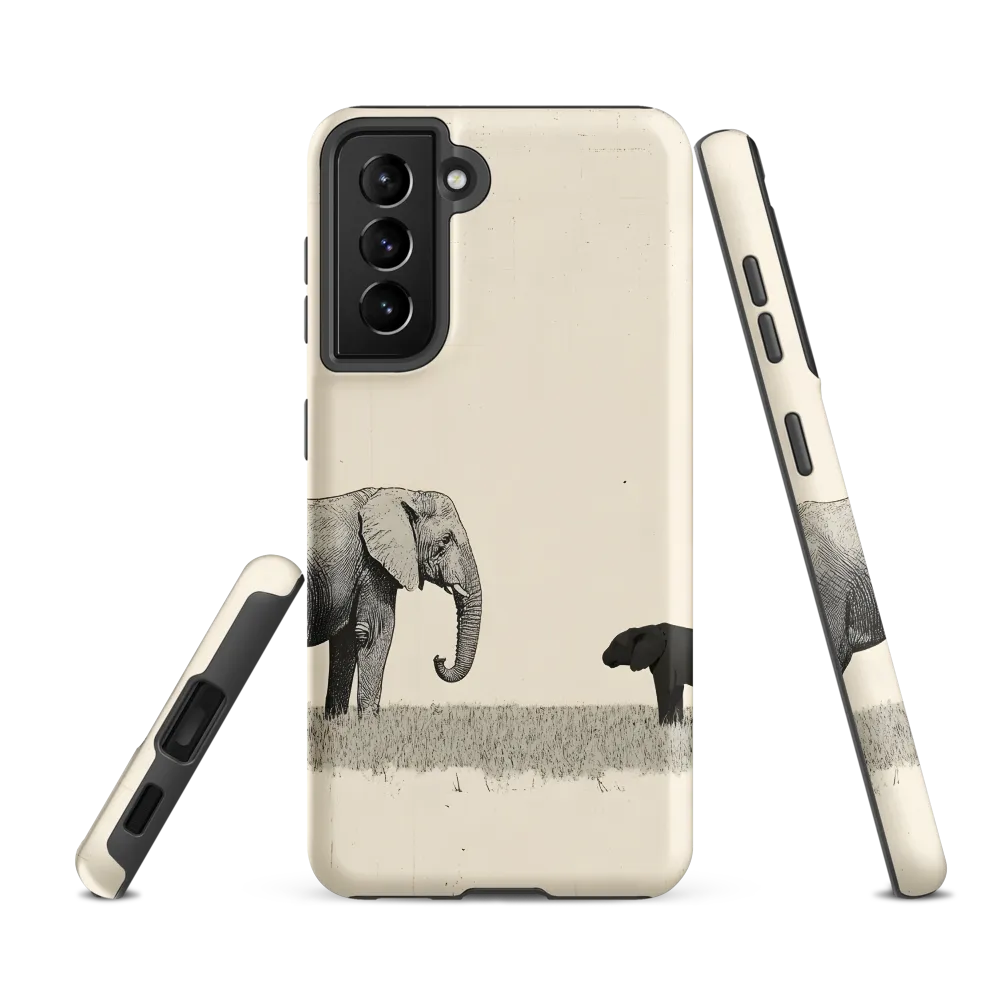 Contrasting Companions | Phone Case |  S21 FE | Tough Case | Matte