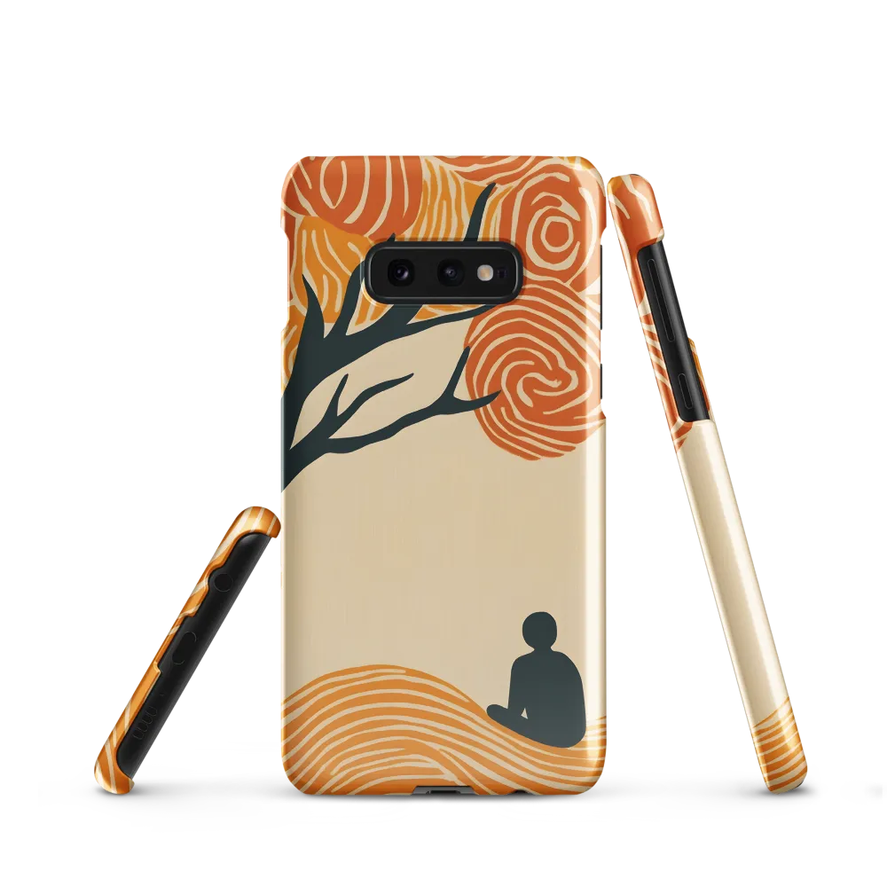 Silent Reflections under Swirling Leaves | Phone Case |  S10e | Snap Case | Glossy