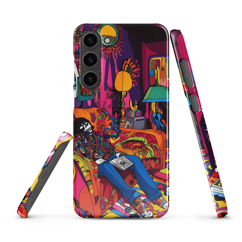 Psychedelic Reverie | Phone Case |  S23 Plus | Snap Case | Glossy